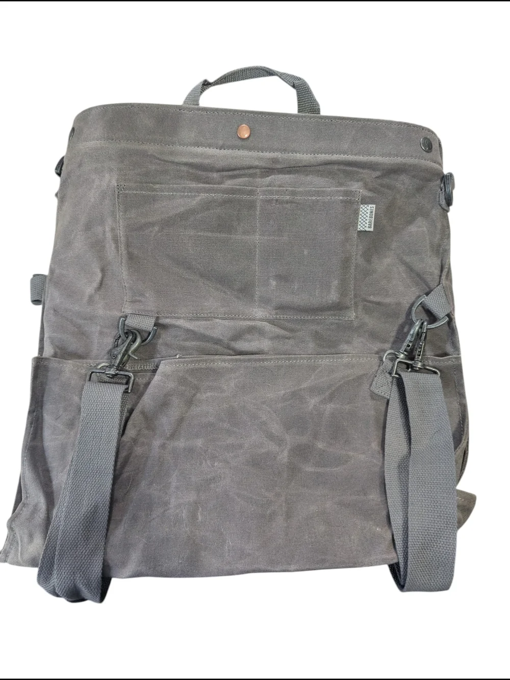 Canvas Travel Backpack - Gray